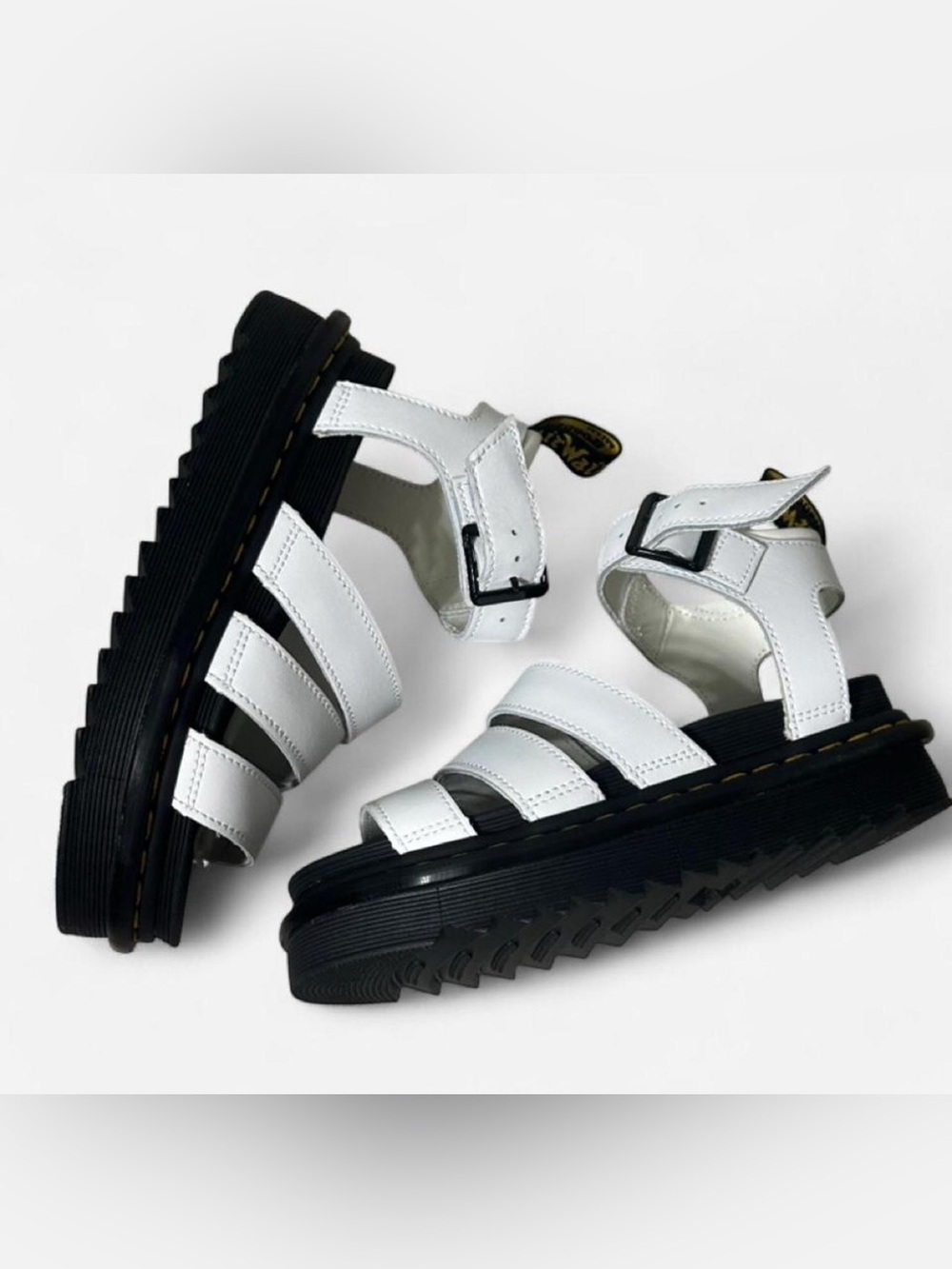 Dr. Martens Blaire Platform Sandals White